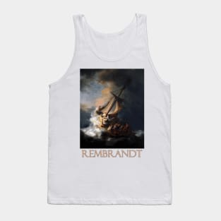 Christ in the Storm on the Sea of Galilee by Rembrandt van Rijn Tank Top